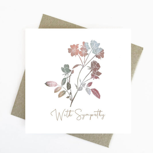 with sympathy