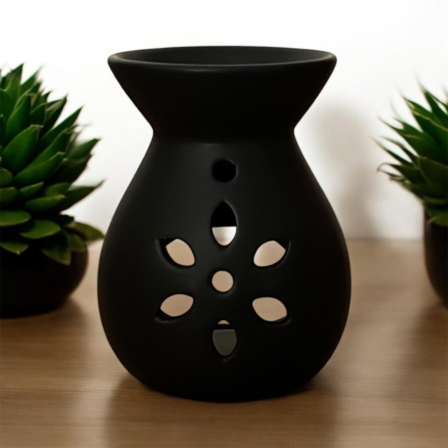 matt black wax melt burner