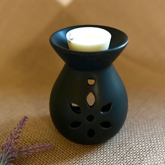 matt black wax melt burner